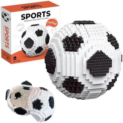 846 Stukken Voetbal Bouwstenen Set, 3D Miniatuur Voetbal Model Bouwspeelgoed, Creatieve Bakstenen Decoraties Cadeaus voor Jongens en Voetbalfans