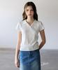 HYFVE Viscose Collar Ribbed Short Sleeve Knit