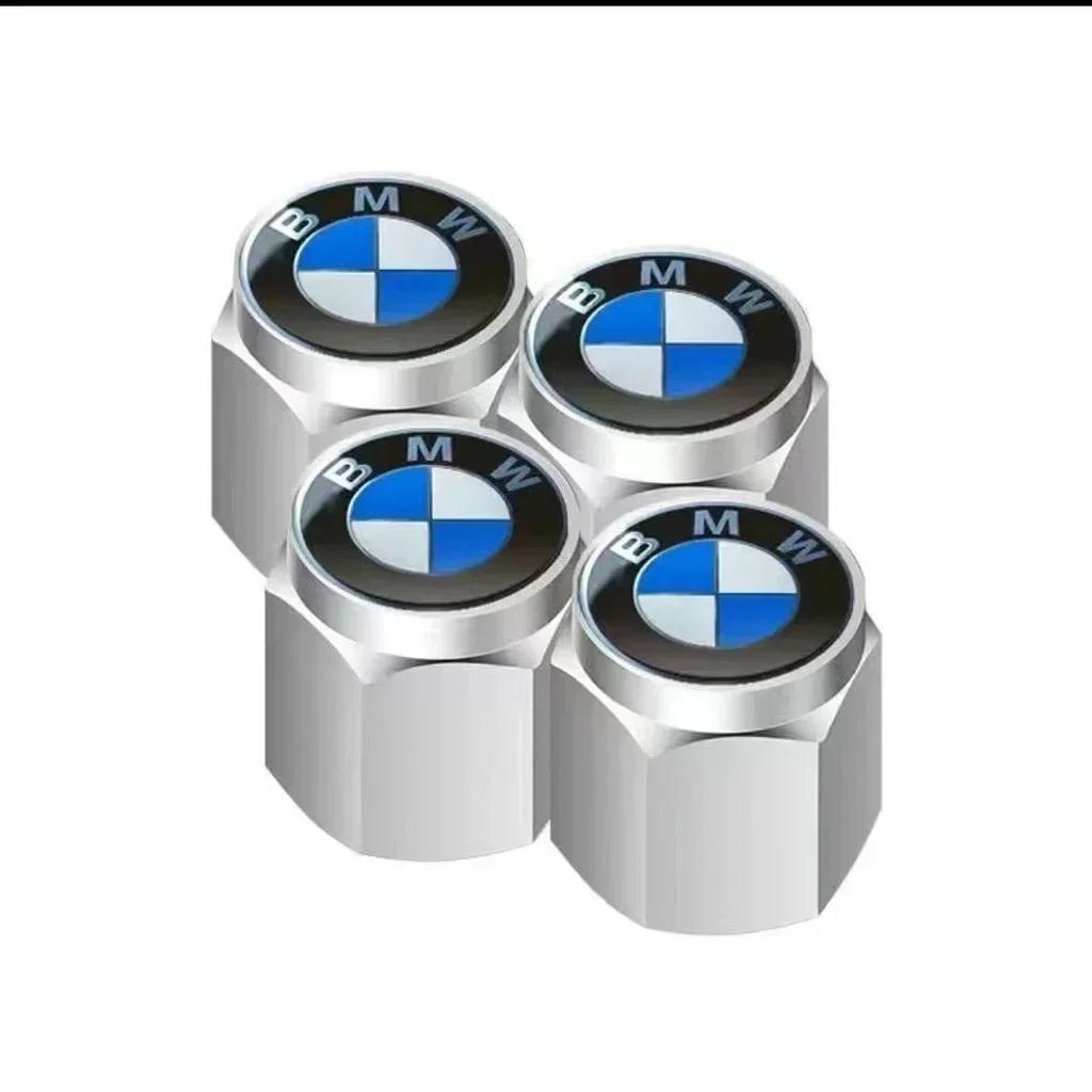 2025 Hot 4Pcs Car Wheel Tire Styling Tire Valve Air Nut Cover Car Logo Accessories For BMW E46 E52 E53 E60 E90 E91 F30 F20 F10 F