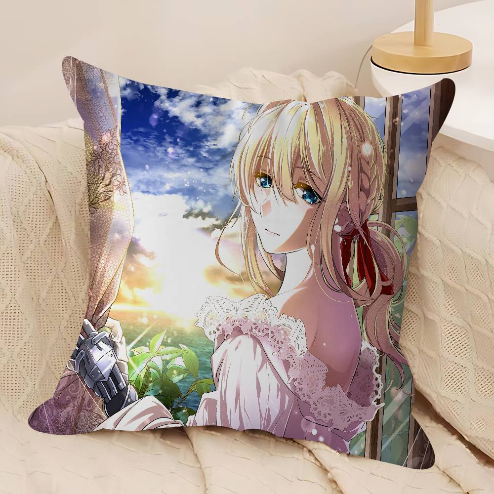 Novel V-Violet E-Evergardens Pillowcases Home Bedding Decorative Pillow Cover Wedding Super Soft Pillow Case
