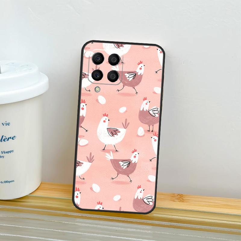 Chicken Pattern Case For Samsung Galaxy M21 M31 M11 M13 M54 M34 M14 M56 M36 M16 M53 M32 M52 M35 M55 M15 M06