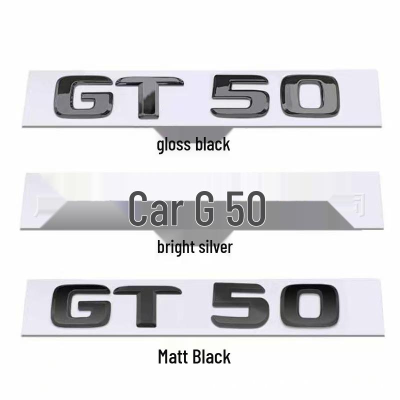 Compatible Mercedes AMG GT50 GT63 Trunk Emblem Sticker for GTR GTC GTS