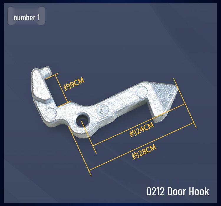 Compatible Parts for Midea Little Swan Front Load Washer: Door Hook, Hinge, Buckle, and Switch