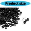 Pack Of 120 Outdoor Light Clips Gutter Hooks for String Lights and Cables Plastic Garden Electrician Tool Hook