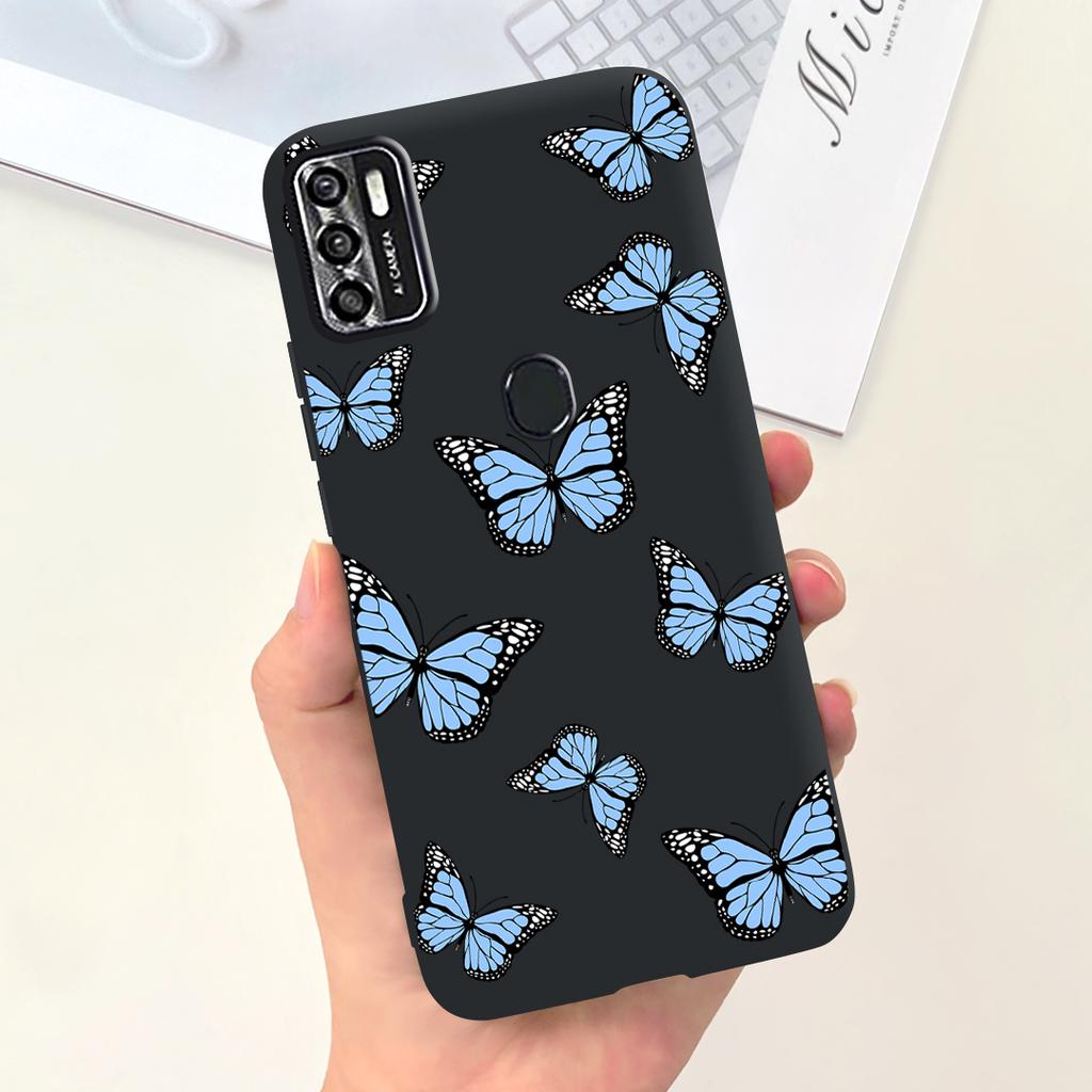 Per Custodia Telefono ZTE Blade A7020 Copertura Posteriore ZTE Blade A7s 2020 Guscio Paraurti Morbido in Silicone Liquido Moda Donna Cielo Stellato Funda Capa