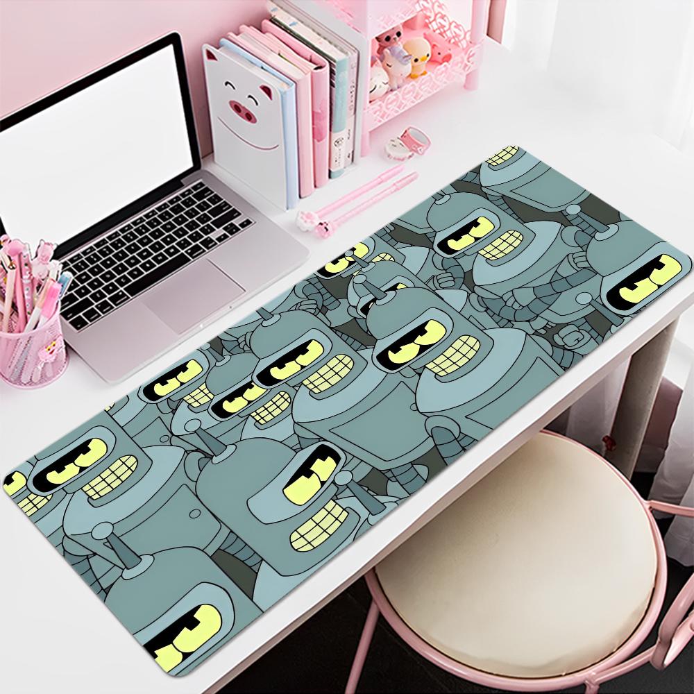 Tappetino Mouse Cartoon F-Futurama Skin Personalizzata Cartoon Anime Tappetino Mouse da Gioco Tappetini Mouse Tastiera Tappetino Scrivania Accessori Camera da Letto