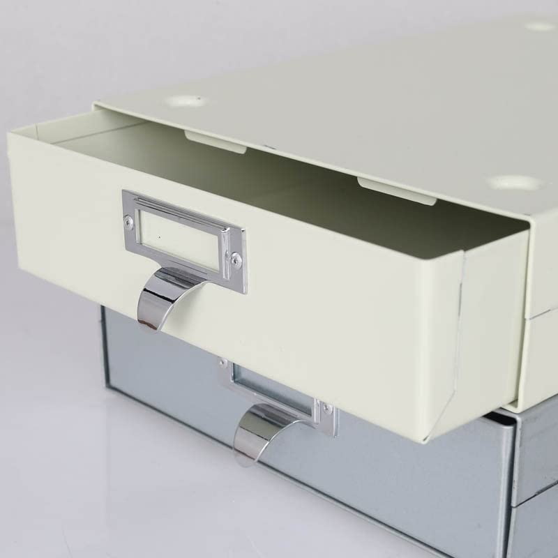 Dulton Chest of Drawers Stackable Drawer Horizontal Galvanized Thoughtful and Reliable Steel Storage Height 73mm Width 320mm Depth 240mm 121-376GV