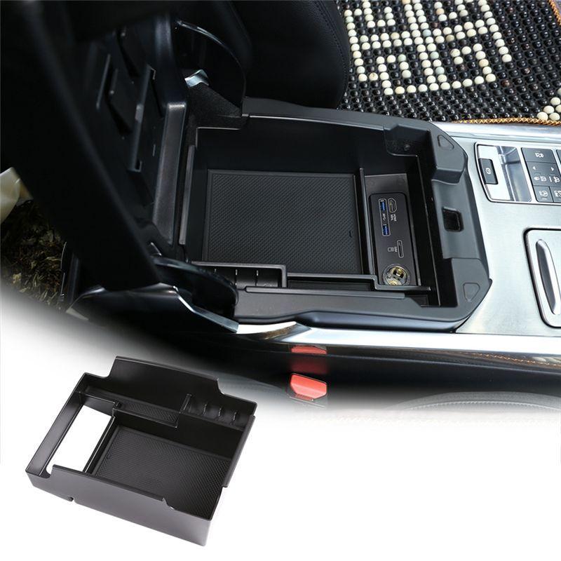 AA92-For Land Rover Range Rover Sport L494 2013-2017 Car Central Armrest Box Storage Box Organizer Tray Interior Accessories