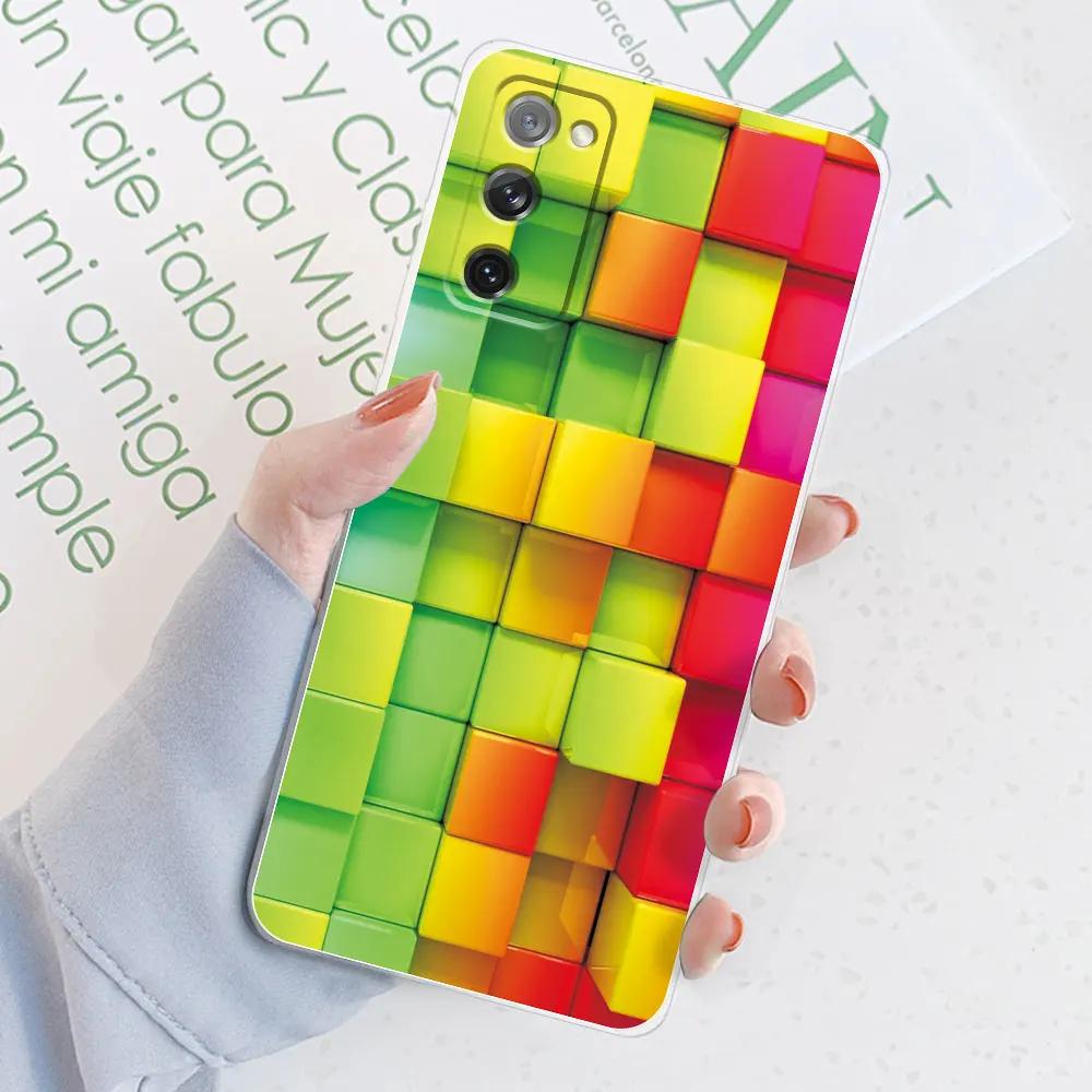 For Samsung S20 FE Case Galaxy S20 FE Wishing Bottle Transparent Cases For Samsung GalaxyS20 FE S20fe 6.5''Cover Silicone Bumper