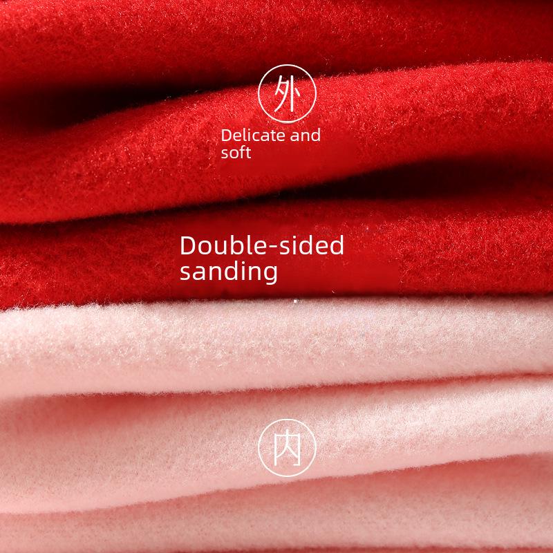 Unisex Double-Sided Thermal Underwear Set: Seamless and Plush for Autumn/Winter