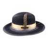 Cappello da Cowboy in Lana Tibetana Cappello da Gentleman Occidentale in Feltro Traspirante Cappello Jazz da Uomo Invernale