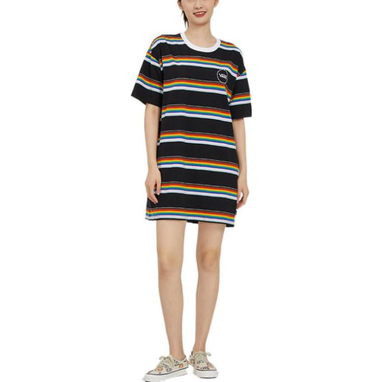Vans Short Sleeved Dress Women's Black VN0A7RKOBLK
