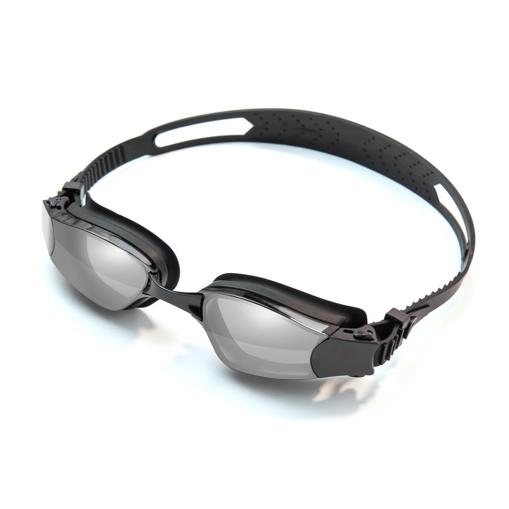 Swimming Underwater Polarized UV Wide Field of Cushioned Movable Side Soft Silicone Nose One Size Fits Suitable for Adults and Men ANPEI-ELEC Goggles,