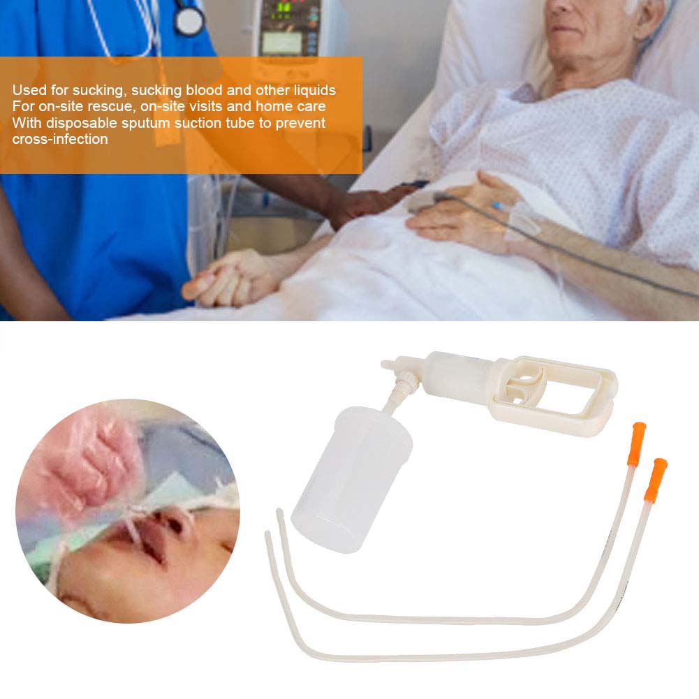 Tragbare Sputum-Saugpumpe für den Haushalt, tragbare Schleim-Saugpumpe