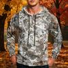 Men's Printed Loose Fit Casual Hoodie with Pocket and Drawstring
