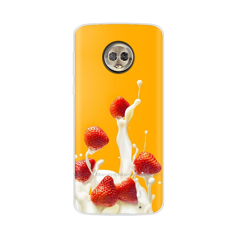 For Moto G6 Play Case TPU Soft Paint Animal Silicone Clear Cover for Motorola Moto G6 Play Plus G6Play Cases Protective Shell