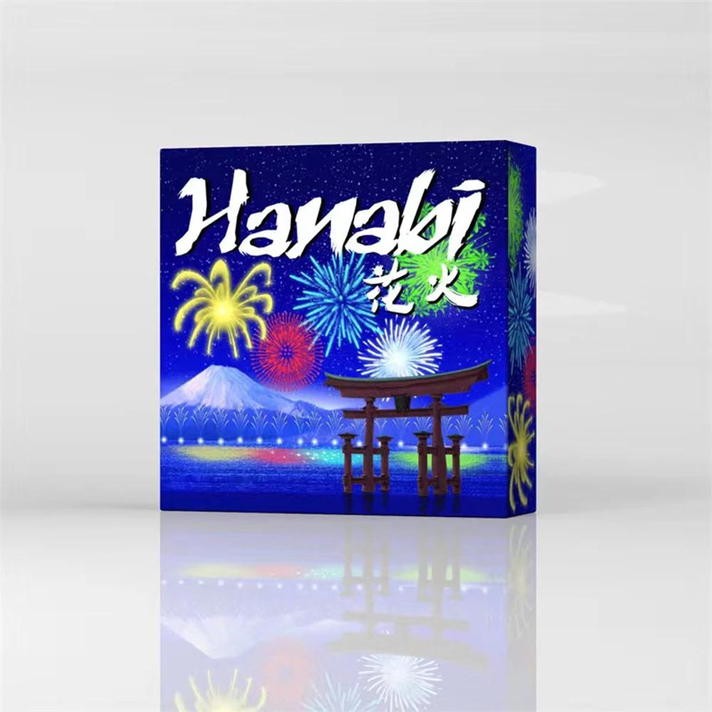 

Настольная игра HANABI для 2-5 игроков, карточные игры, в которую легко играть, забавная игра для вечеринки/семьи