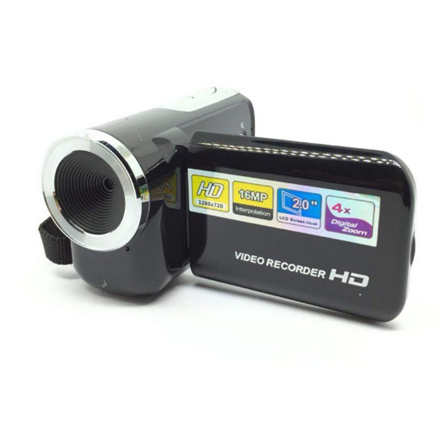 2" LCD 1080P Digital Video Camera Camcorder 16MP 16X Zoom Mini DV Camera Black
