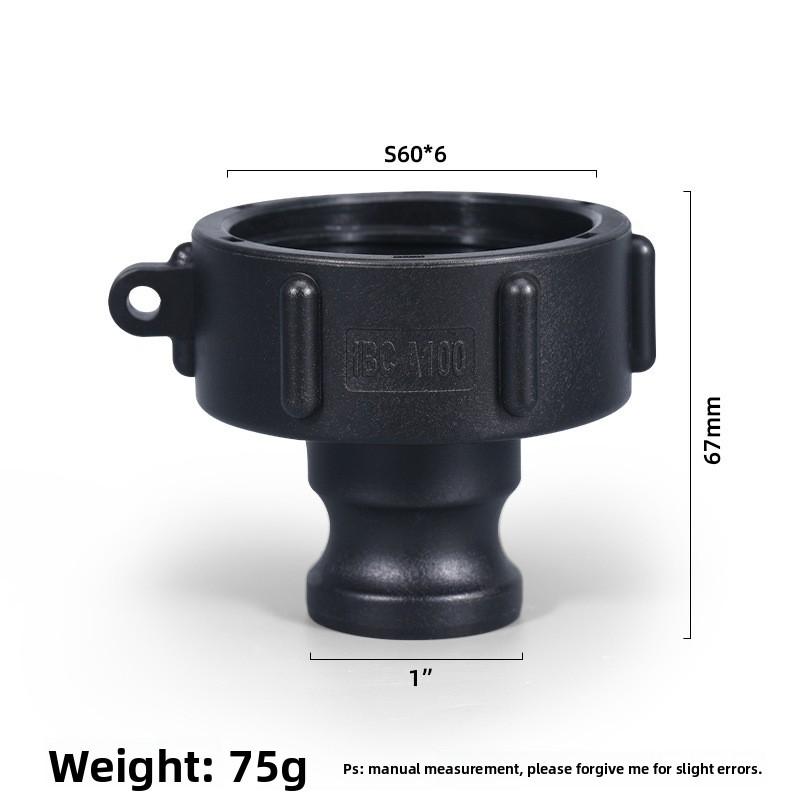 

High-Quality Polypropylene IBC Tank Adapter (A200) with Plastic Camlock Combination Pack Valve Connector