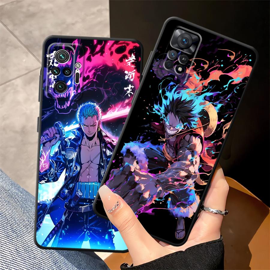 Coole Zoro Anime Handyhülle für Xiaomi Redmi Note 11S 12S 10 9 8 Pro 9s 11 13 12 Pro Plus 10S