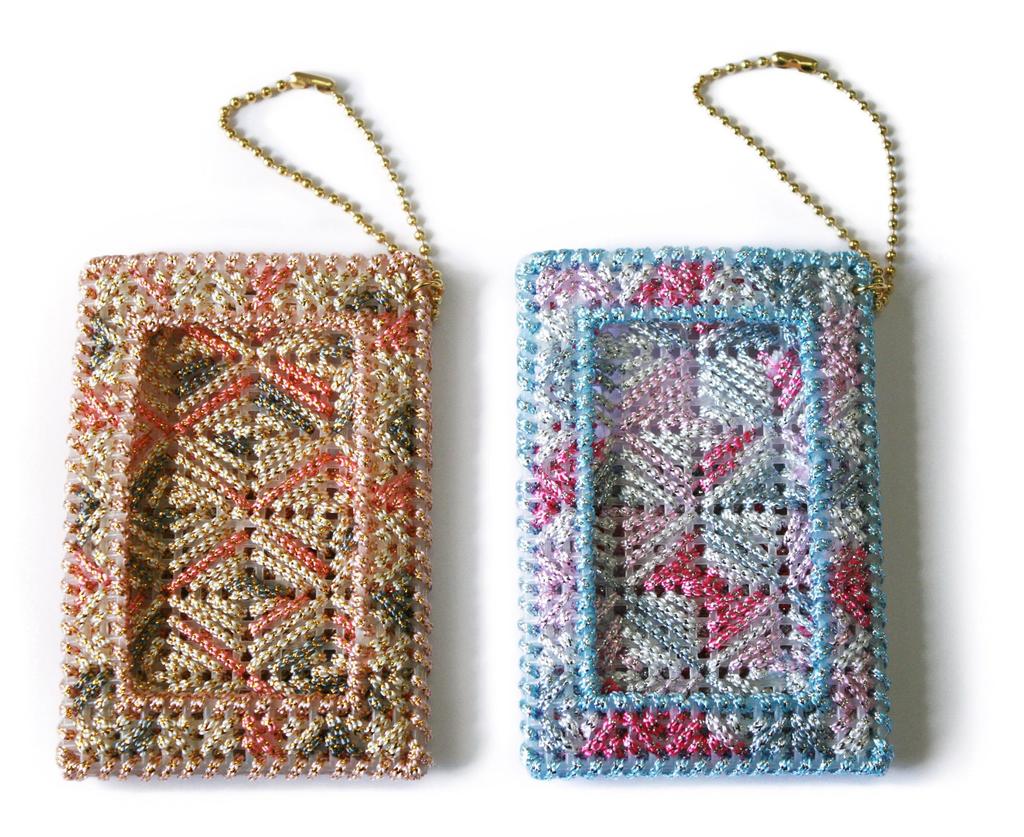 Panami Metallic Yarn Craft Kit, Travel Pass Case, Champagne Crystal, TC-116