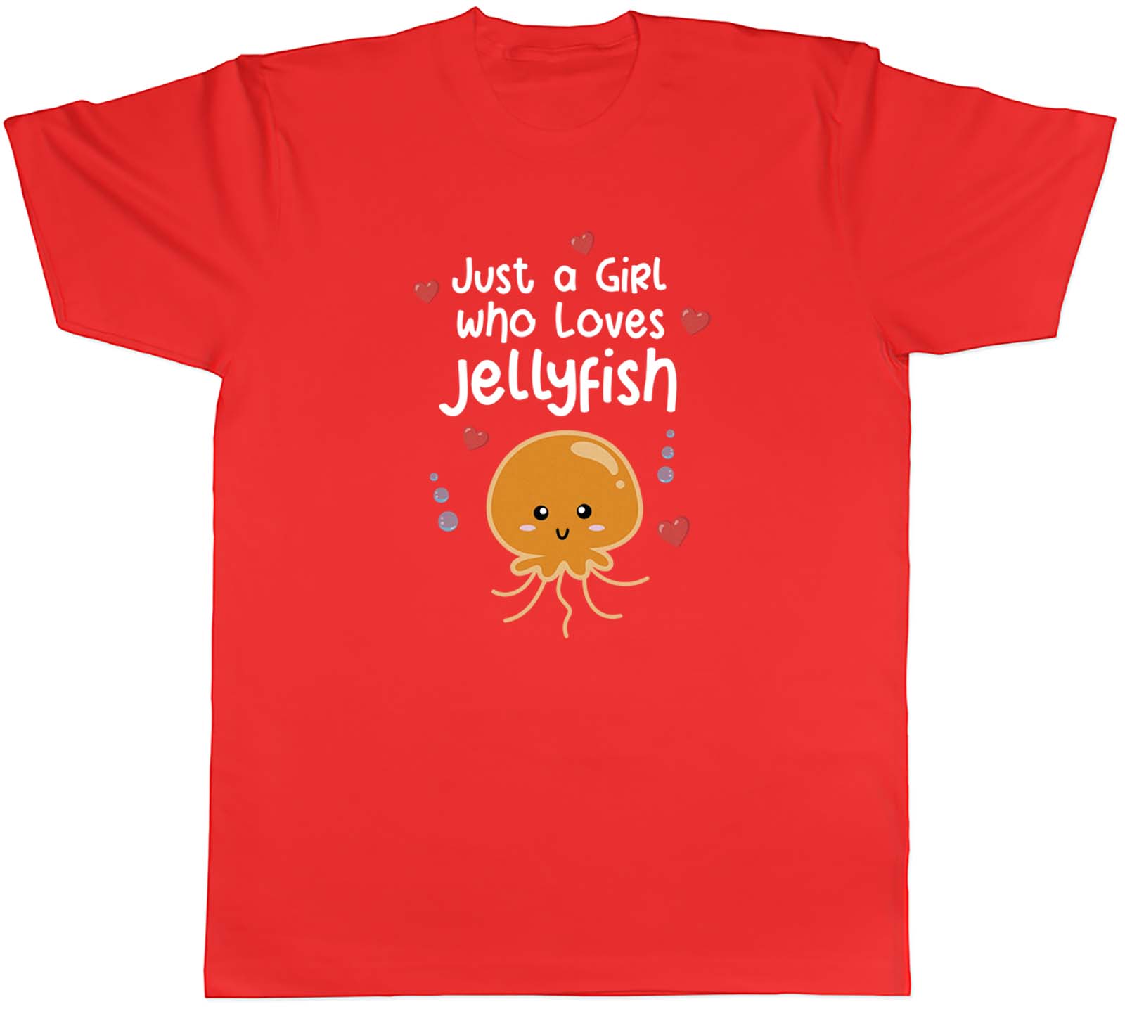 Unisexs T Shirt Just a Girl who Loves Jellyfish Unisex Tee Gift S