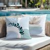 4Pcs Plant Geometric Elements Digital Printing Pillow Cover Short Plush Suitable Living Rooms Bedrooms Sofas Throw Cushion Cover