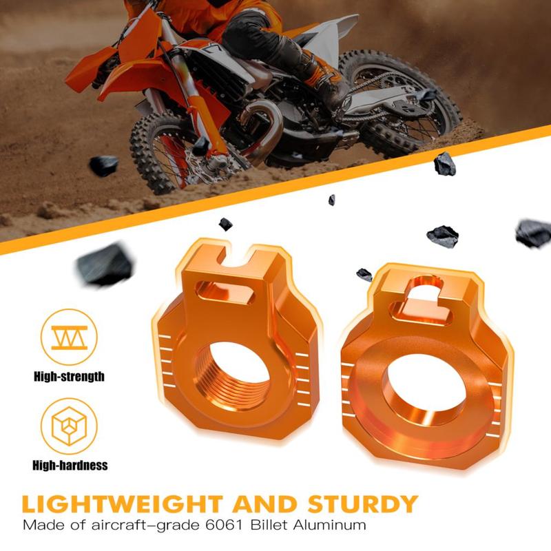 NICECNC For KTM EXC 300 2024 22mm Rear Axle Block Chain Adjuster For KTM EXCF 350 SX 125 SXF 450 2023 2024 Husqvarna TE300 FE450