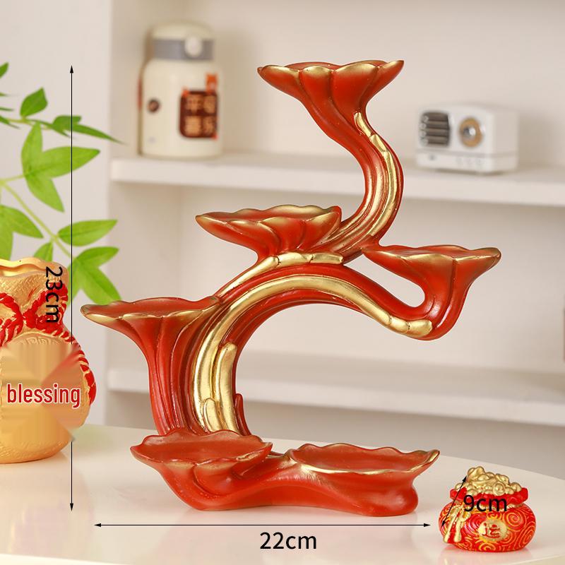 Five Fortune Gods Figurine for Office or Home Decor, Perfect for Entrances, TV Cabinets, Shop Openings, and Housewarming Gifts