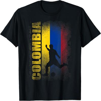 Colombia Flag T Shirt Soccer Football Lover 2018 T-Shirt