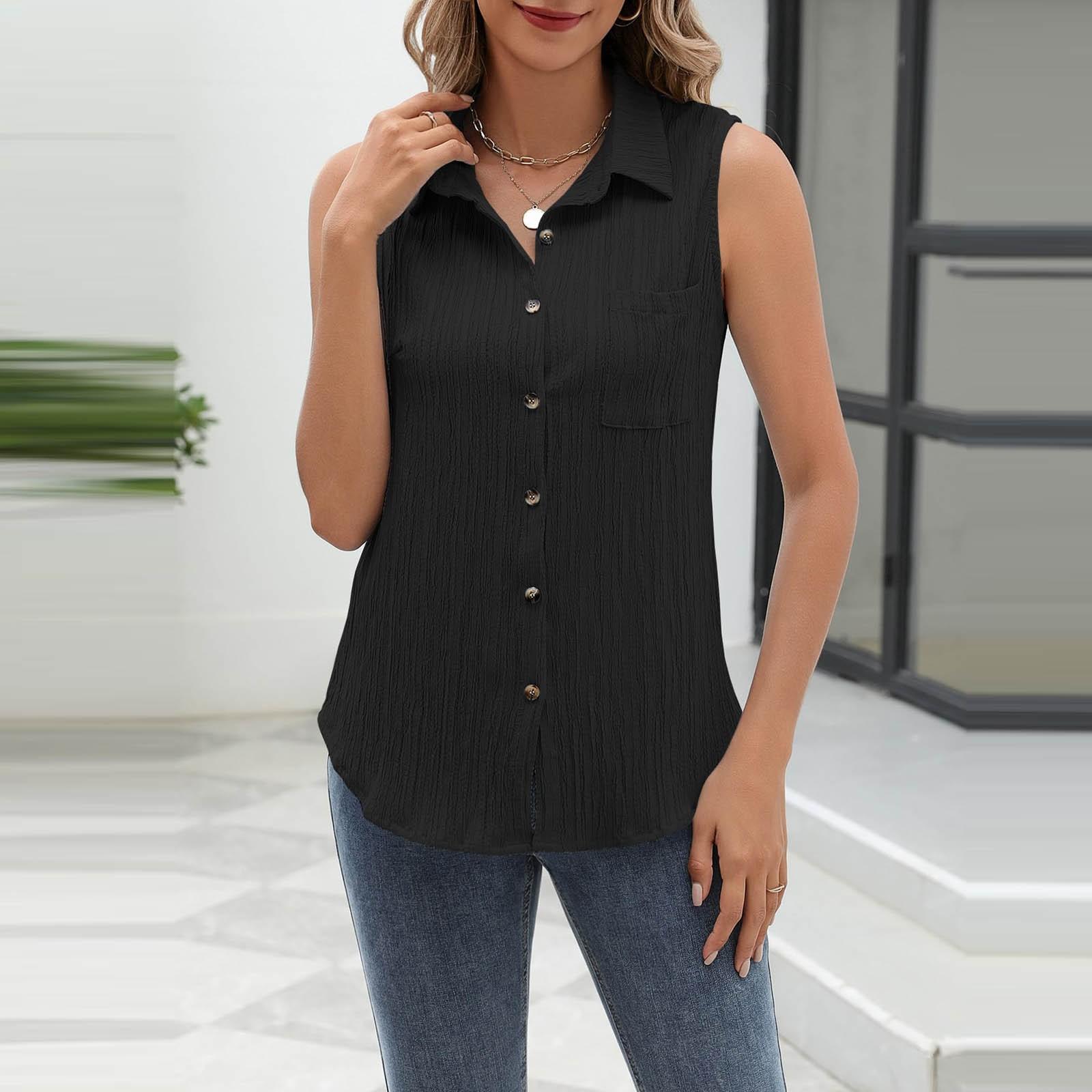 

Женские повседневные свободные рубашки модные топы футболки футболки M чёрный