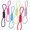Dog Toys Cotton Ropes Dogs Toy Reflective Knot Rope Toys for Dog Teeth Molar Chew Proof Rope Dogs Training Toy Puppy Accessories
