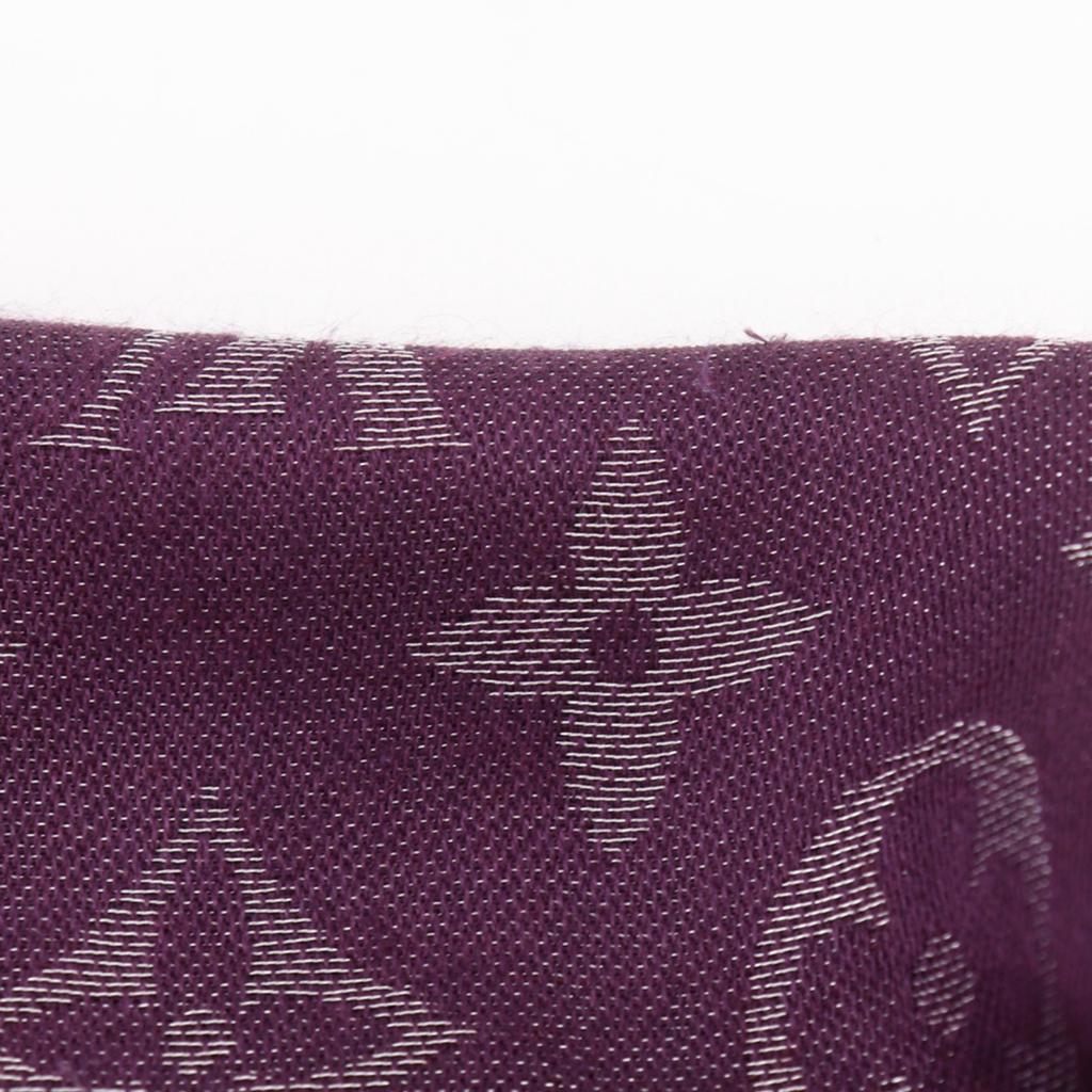 LOUIS VUITTON Monogram Shine Stall 410460 purple silk Women Used