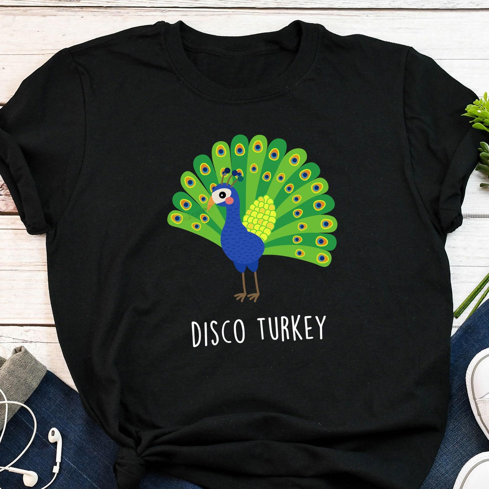 Peacock Shirt, , , Funny Peafowl Lover Gift, Cute Wild Animal T-shirt, Zoo Tshirt, Zoologist Tee, Nature, Wildlife Bird Disco Turkey 130