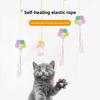 New Elastic Cat Toys, Hanging Door Elastic Rope Cat Toys, Self-entertaining and Boring Swing Cat Toys
