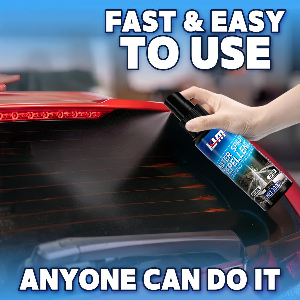 Glass Rain Repellent Spray, Enhances Driving Visibility During Rainy Days, Prevents Snow Ice Buildup, Glass Treatment Agent