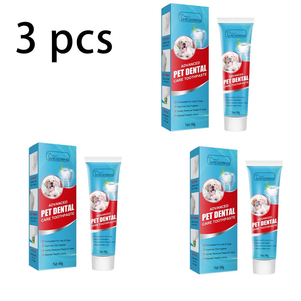 Yegbong Healthy Safe Pet Toothpaste Useful Dog Cat Teeth CleaningUseful Dog Cat Teeth Cleaning Pet Teeth Cleaning Supplies