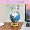 Creative Globe Pen Holder With Vintage European Design For Office Desk Decor And Student Gifts