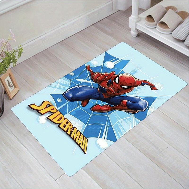 

1pc Spider-Man Pattern Area Rug Soft Flannel Floor Mat for Living Room,Office,Bedroom and Carpet,Sofa Coffee Table Floor Mat 60cm by 90cm
