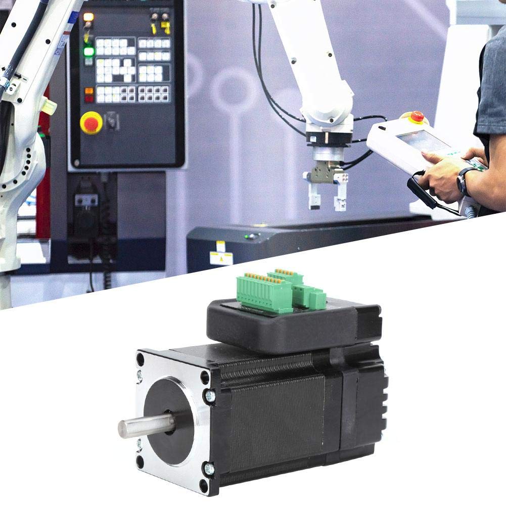 NEMA 23 Stepper Digital Stepper Servomotor med Digital Signalbehandling Integrert Steppermotor for Tekstilmotor, 24-48V Brikke, Lukket Krets CNC,