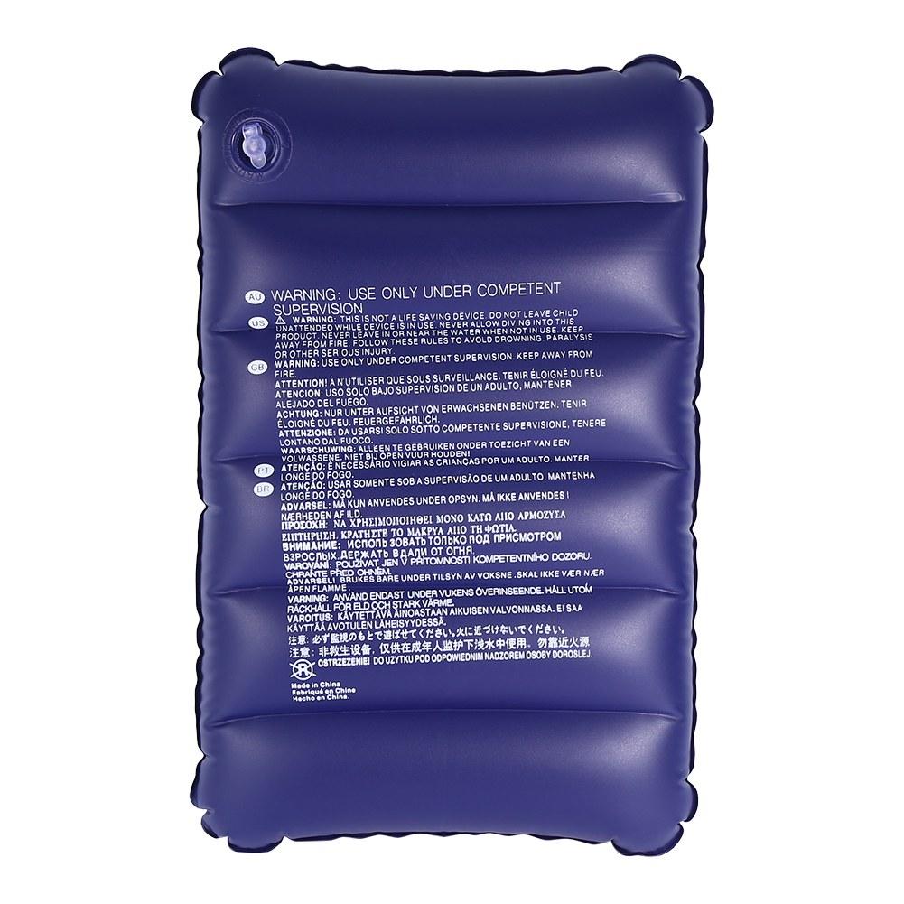 Outdoor Bequemes Aufblasbares Kissen Beflocktes Gewebe Luftaufblasend Für Camping Reisen