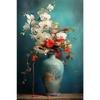 Vintage Still Life Print Retro Flowers Poster For Living Room Decor Aesthetic Peony Daisy Lily Flower Canvas Painting Wall Art