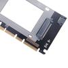 Metal PCIe 4.0U.2 Adapter Card Supporting 32Gbps Data Transfer Ssds Connectors for PC Builds Metal Constructions