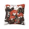 Custom Modern Anime Genshin Impact Cushion Cover Polyester Manga Kawaii Throw Pillow Case Home Decorative