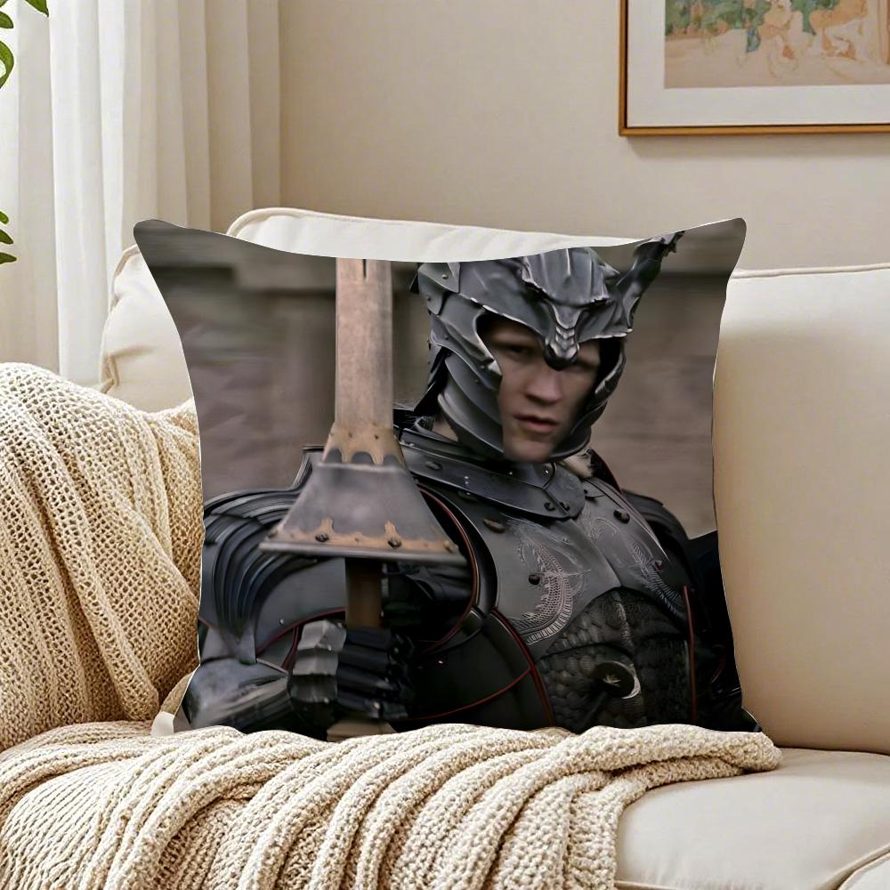 DDaemon Targaryen Pillow Top Fantasy Cushion Cover Pillowcase Antidustmite living Room Sofa Decor Cushion Room