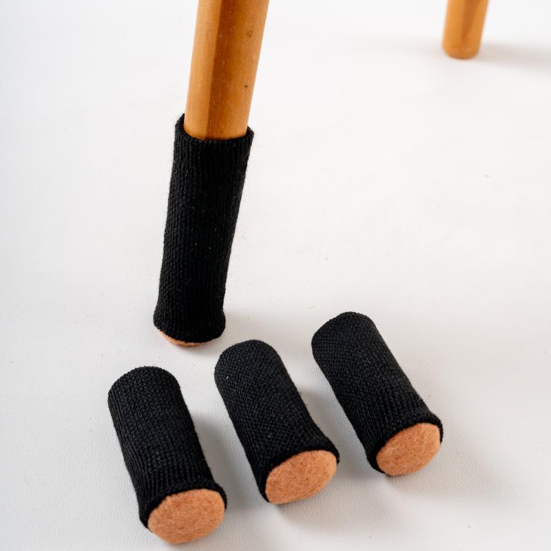 Knitted Chair Leg Covers - Wear-Resistant Anti-Slip Mats for Silent Chair & Table Foot Protection