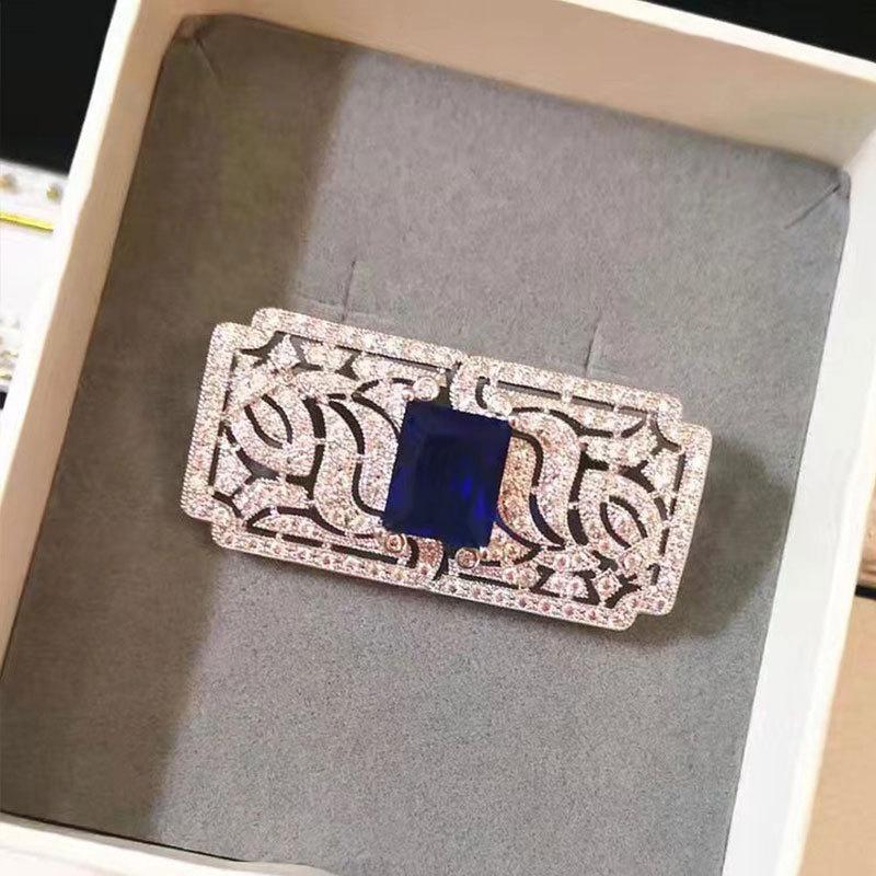 

UILZ Винтажные геометрические хрустальные броши для женщин Корейские трендовые булавки-корсетки Аксессуары для свадебного платья