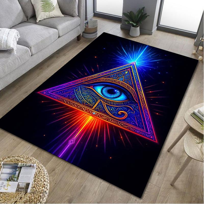 1Pc Freemason Print Rug - home decoration Carpet For Living Room Bedroom Flooring Computer Chair Area Rug