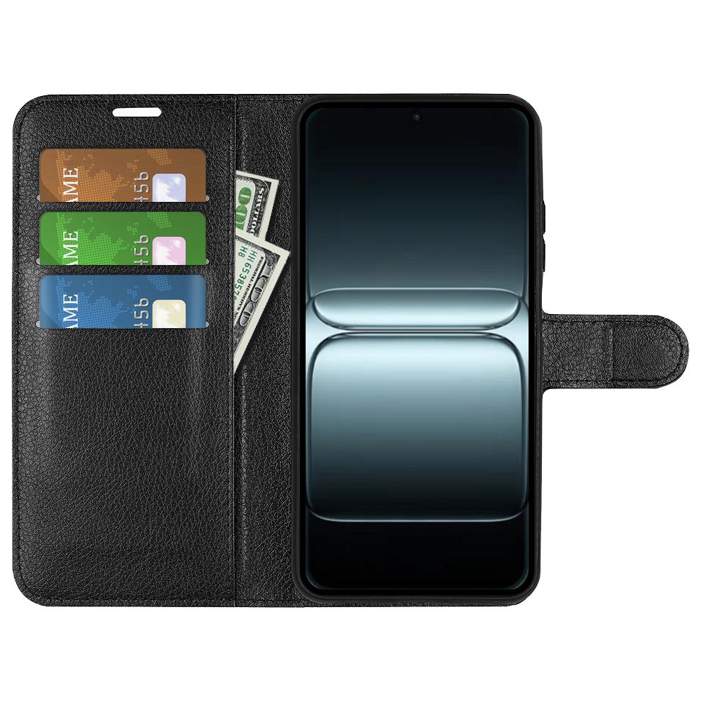 For OnePlus 13T 5G Case Litchi Texture Shockproof Leather Wallet Phone Cover