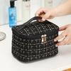 Trendy Large-Capacity Makeup Bag: Portable, High-End Travel Cosmetic Organizer